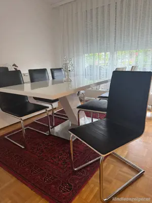 Esstisch und Stühle