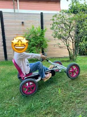 BERG Gokart Buddy weiß pink