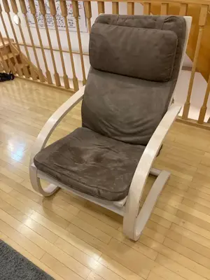 Relaxsessel Stillsessel braun Holz Neuwertig