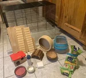 Hamsterkäfig Glas Terrarium Kleintiere inkl. Zubehör