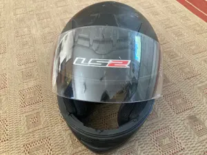 Motorrad Helm Sturzhelm Moped Schwarz
