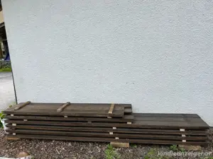 Bangkirai Terrassenbretter   Terrassendielen   gebraucht, guter Zustand Bild 2