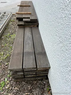 Bangkirai Terrassenbretter   Terrassendielen   gebraucht, guter Zustand