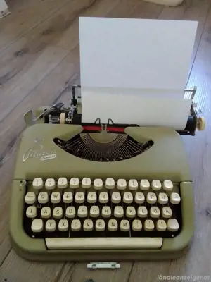 Sammlerstück Schreibmaschiene. Bild 3