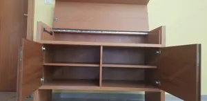 Großer Schreibtisch mit Sekretär, Chefbüro, Designermöbel Bild 4