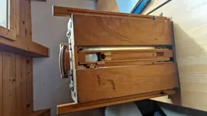 Französische Feldstaffelei   Malkoffer   tragbar, Holz
