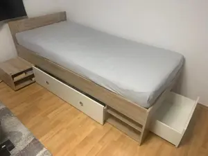 Bett 90x 200 inkl. Matratze zu Verkaufen