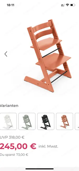 Tripp Trapp Hochstuhl aus Buche