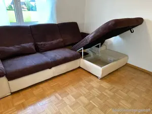 Wohnlandschaft mit Bett funktion zu verscheken
