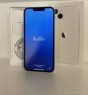 Apple iPhone 13 , 128GB ohne simlock mit OVP , akku kapazität : 88% , weib Bild 5