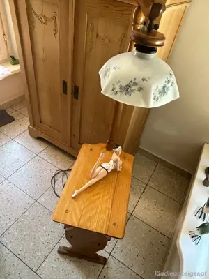 ArtDeco Stehlampe mit Beistelltisch 30er Jahre Bild 5