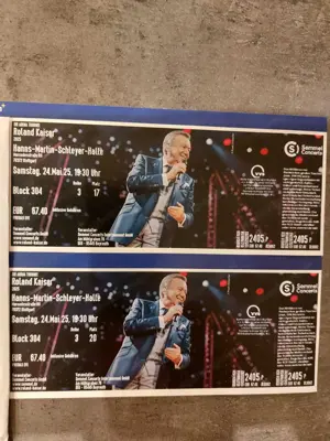 Roland Kaiser Tickets  | 24.Mai 2025 in Stuttgart  Sitzplätze