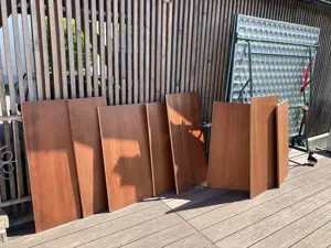 verschiedene Spanplatten Furnier 