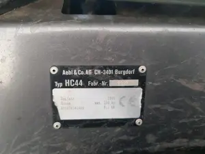 Aebi HC 44, Balkenmäher, Einachser mit hydraulischer Lenkung Bild 2