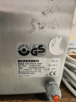 Bizerba Fk 23 Knochen säge Bild 5