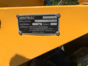 Dumper Motorjapaner Holztransporter Minibagger Bagger Gartenbau Bild 3