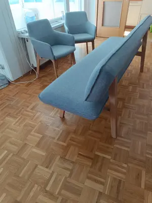 Esszimmerbank und zwei Sessel Bild 4