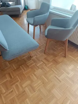 Esszimmerbank und zwei Sessel Bild 3