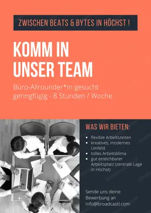 Büro-Allrounder*in (geringfügig) in Höchst gesucht!