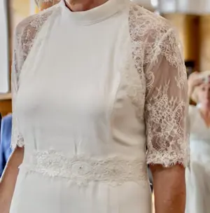 Bolero Jacke, cremeweiß