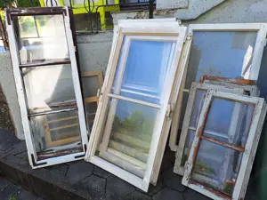 Alte Fenster für Deko