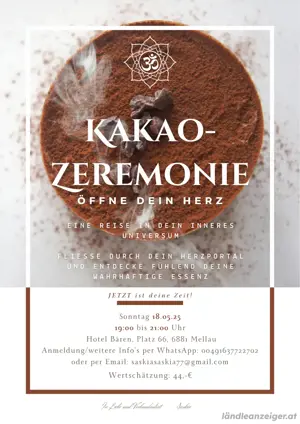 Kakaozeremonie für Körper, Geist und Seele