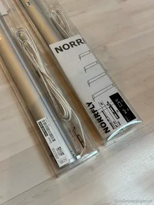 2 STK IKEA Norrfly - Beleuchtung für PAX Schrank - NEU