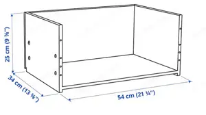 Ikea Besta Schubladenkorpus weiß (neu) Bild 2