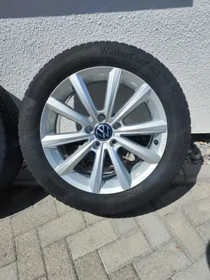 Original Vw 17zoll Felgen mit Winterreifen  Bild 2
