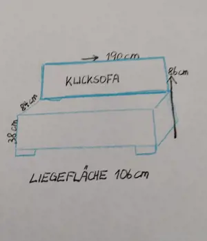 Sofa mit Liegefunktion Bild 3
