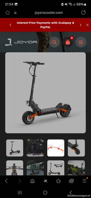 joyor s10s z Escoter  Bild 4