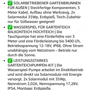 Bachlaufpumpe Garda Solar Bild 4