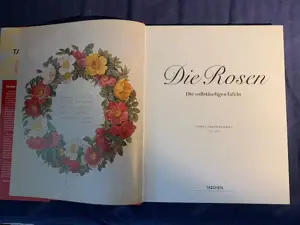 Seltenes Kunstbuch : Die Rosen  von Pierre Joseph Redoute Bild 2