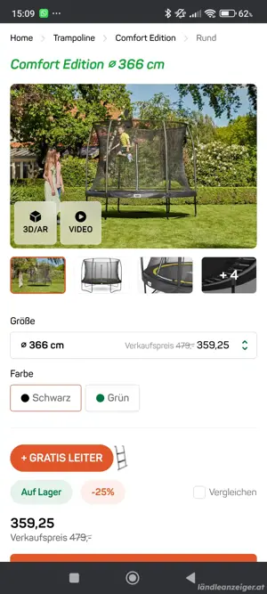 Trampolin 366cm Bild 2