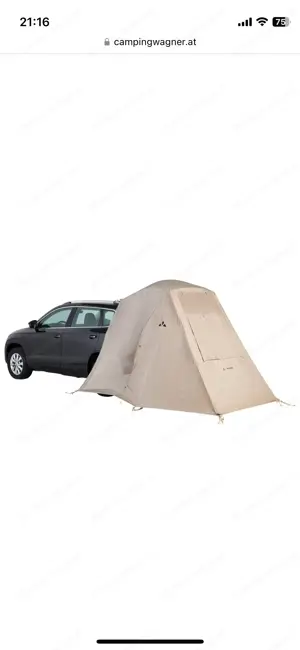 Vaude Heckzelt für Auto  Bild 5