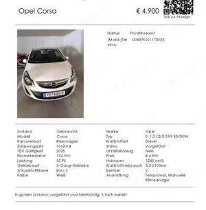 Opel  Corsa D 1.3 CDTI Edition 