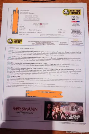 Ehrlich Brothers Ticket Kategorie 2