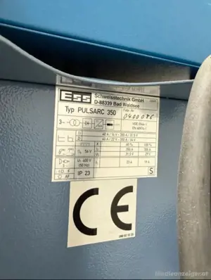 ESS Pulsarc 350 SchweiBgerät Bild 6
