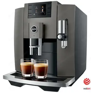 Jura E8 Dark Inox Kaffeemaschine. Vorführgerät