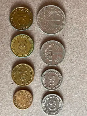 Alte Mark- und Pfennig-Münzen für Sammler Bild 3