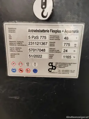 Staplerbatterie 48 V 775 AH Bild 3