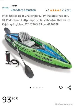 KAJAK- Schlauchboot 
