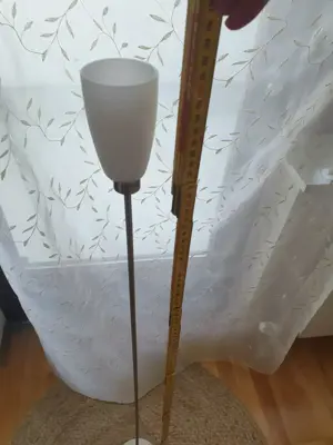 Stehlampe Alu silbergrau Bild 2