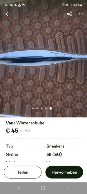 Vans Winterschuhe wie neu Bild 3