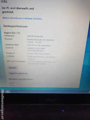 Laptop Acer 17 zoll es17 Bild 2