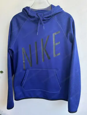 Blauer Damen Hoodie von Nike Dri Fit