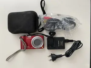 Panasonic LUMIX DMC-TZ7 Compact Digital Camera Red Bild 4