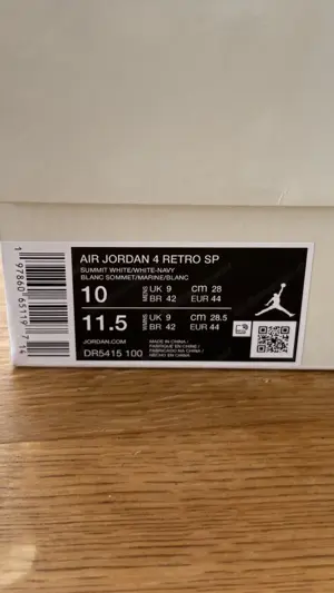 Air Jordan 4 x Nike SB  Navy  Bild 4