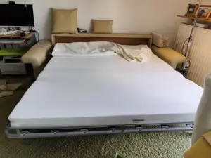 Doppelbett  Ledercouch der Fa. Himmola , bekannte Markenqualität !!! Bild 4
