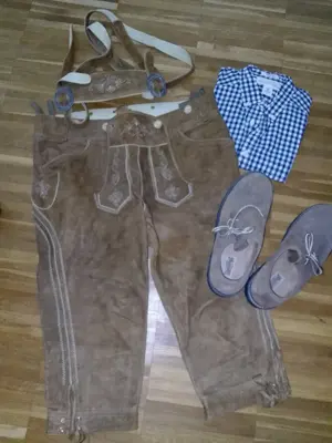 Trachtenset (Hemd, Hose, Schuhe)